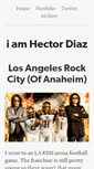 Mobile Screenshot of iamhectordiaz.com